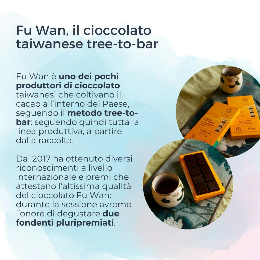 degustazione tè e cioccolato da Taiwan tree-to-bar