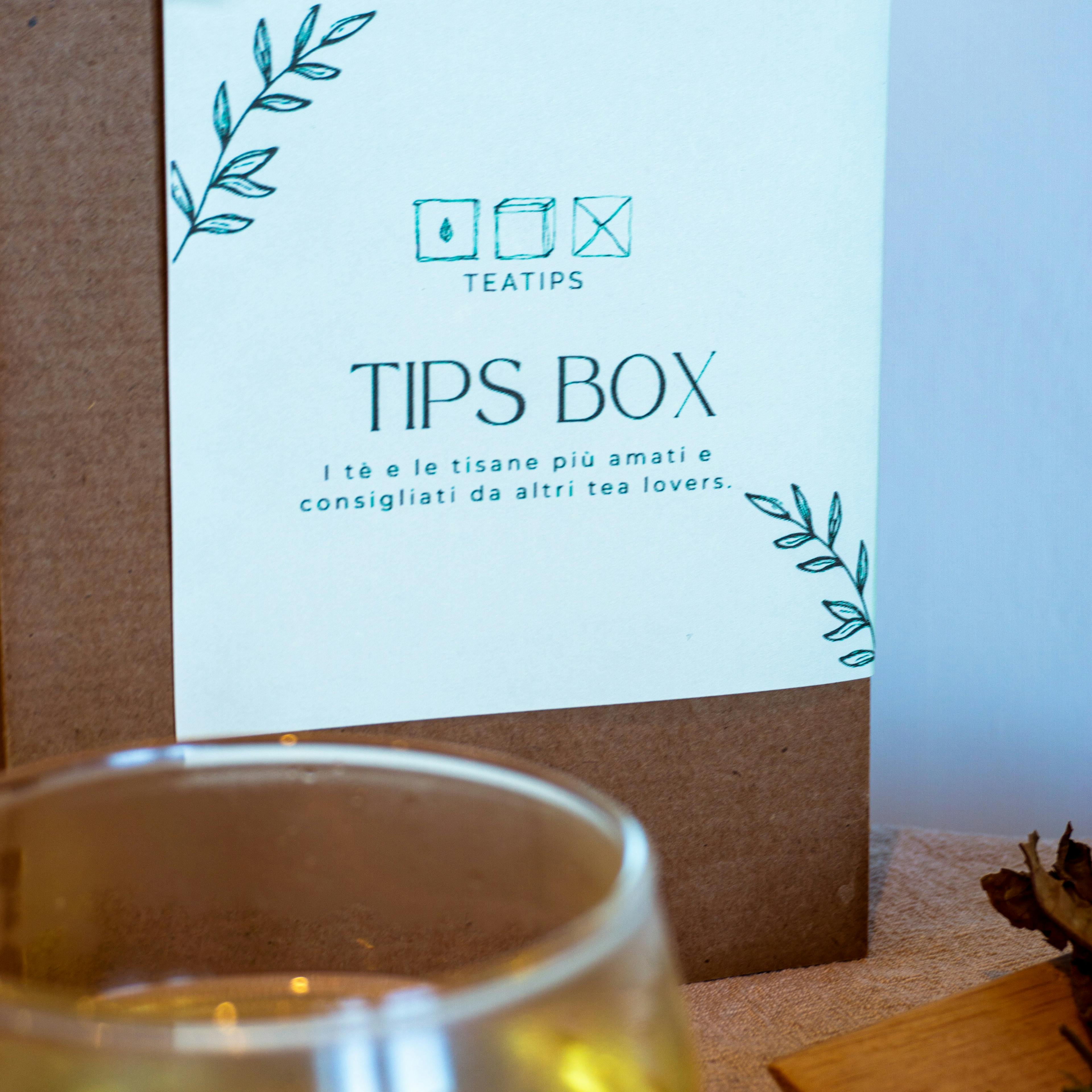Tips Box Kit assaggi di tè e tisane di Teatips