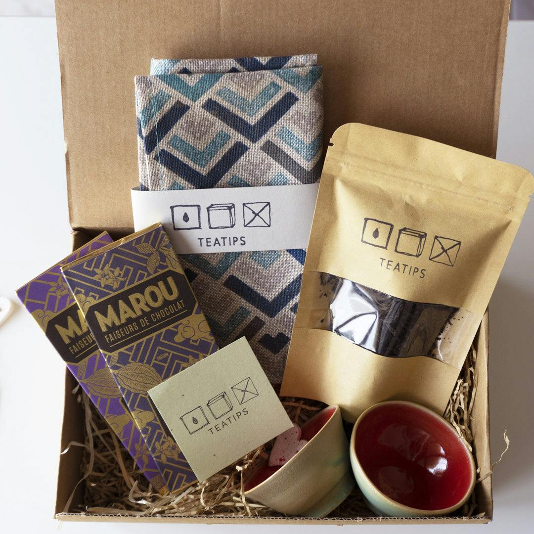 Interno Box regalo tè e cioccolato